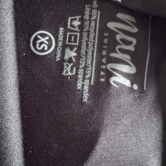 Nani High-Waist Swim Bottoms in Black Floral XS nwt - Picture 4 of 5